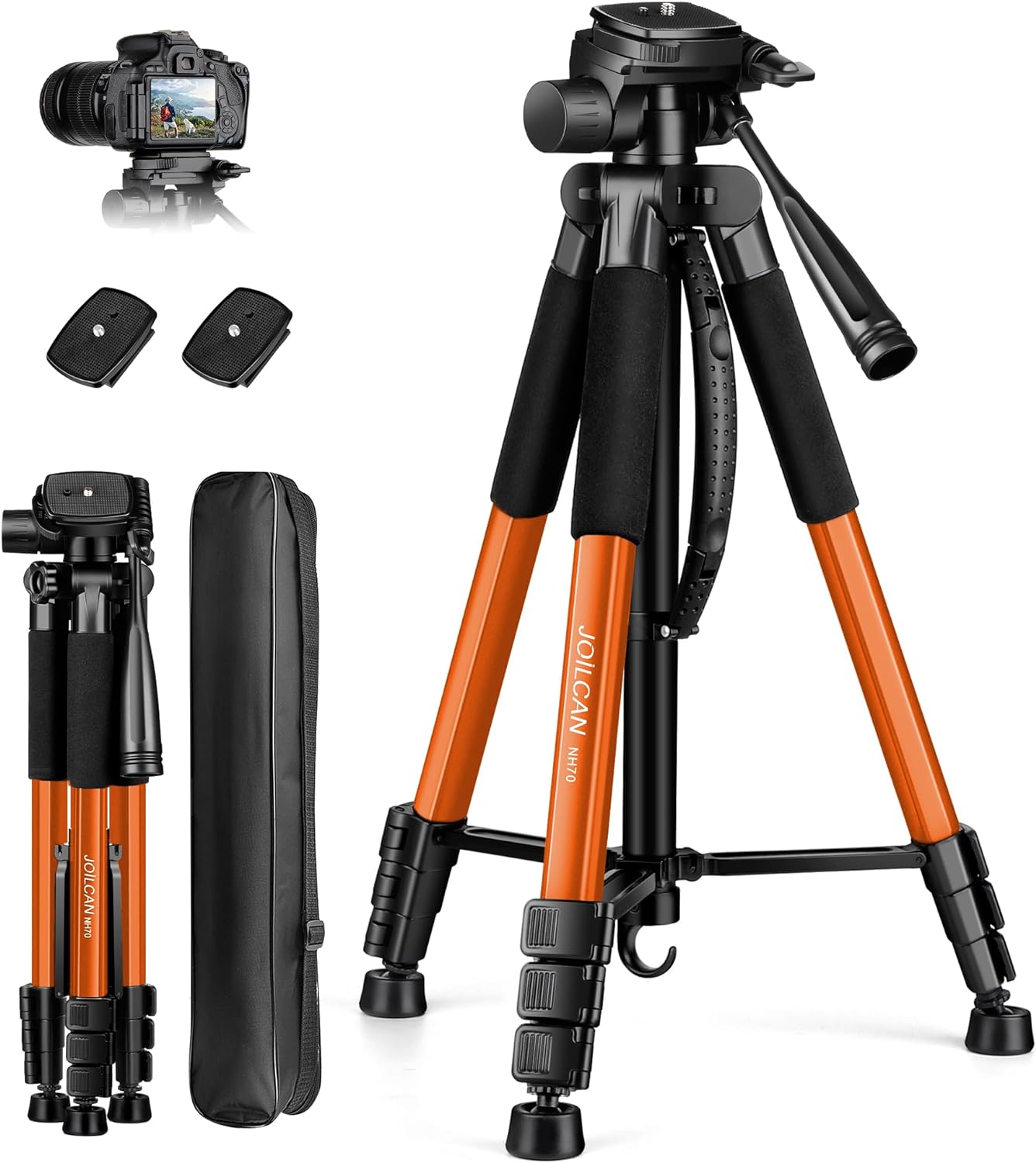 JOILCAN Camera Tripod, Heavy Duty Tripod for Camera